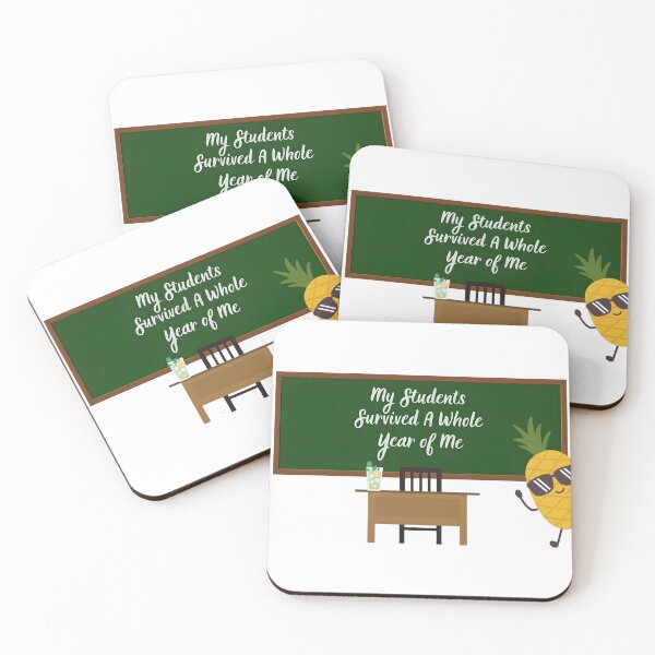 Item preview, My Students Survived a Whole Year of Me – Funny Teacher End of Year Gift designed and sold by Cutie Galore.