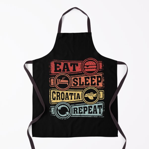 Item preview, Eat Sleep Croatia Repeat designed and sold by GabbyKash.