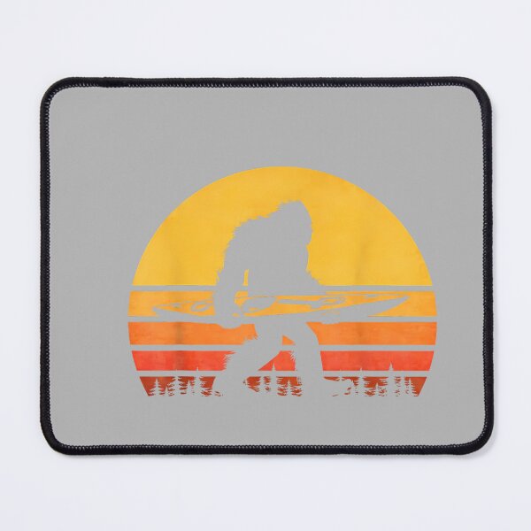 Item preview, Bigfoot Kayak Gift Apparel Retro Classic Unisex Black Small Kayaking designed and sold by GreggRoss.