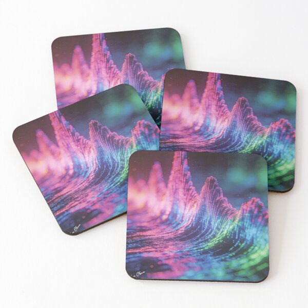 Item preview, Neon Soundwaves Electric Audio Frequency designed and sold by Hen-C-Art.