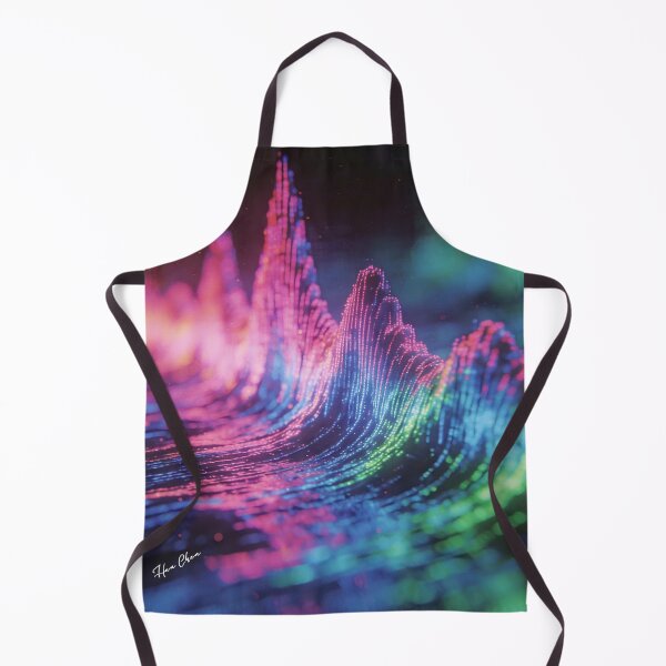 Item preview, Neon Soundwaves Electric Audio Frequency designed and sold by Hen-C-Art.