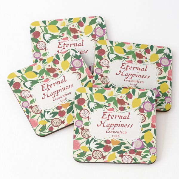 Item preview, Eternal Happiness Convention 2026-Lemons and Pomegranates  designed and sold by Nuevomundo Arte Designs by Anahí .