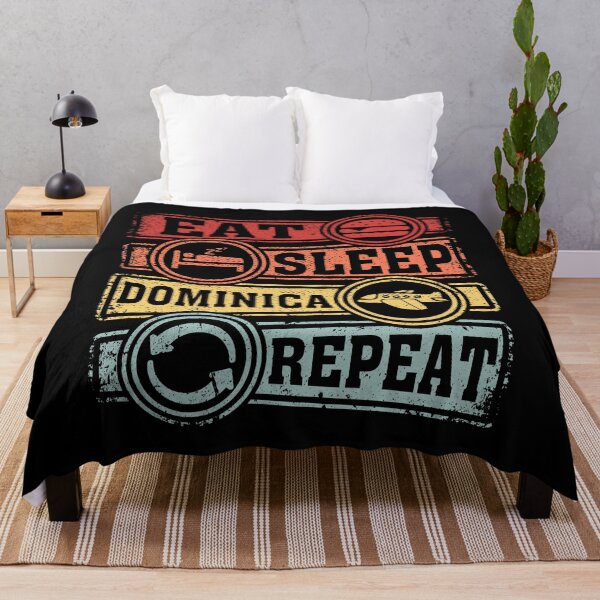 Item preview, Eat Sleep Dominica Repeat designed and sold by GabbyKash.