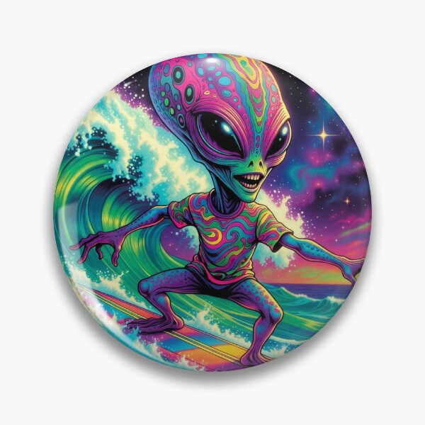 Item preview, Surfer monster designed and sold by FunnyCrazyend.
