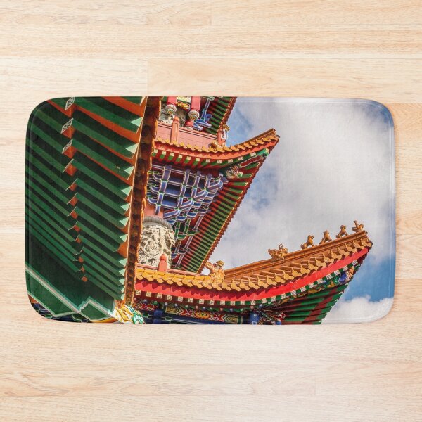 Item preview, Po Lin Monastery Roof Detail, Lantau Island, Hong Kong | Traditional Chinese Buddhist Architecture Art designed and sold by Ross.A.Campbell.