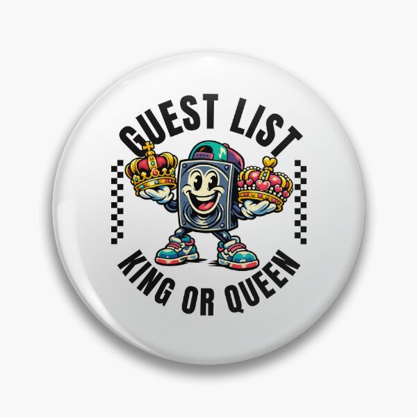 Item preview, Guest list king or queen designed and sold by Peerless-Prime.