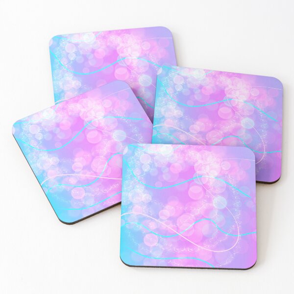 Item preview,     Dreamy Pink Blue Abstract Bubble Pattern designed and sold by LesleySilly.
