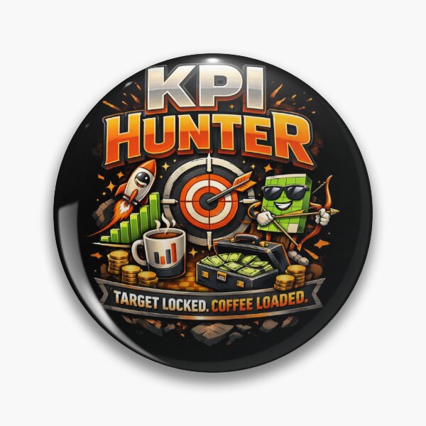 Item preview, KPI Hunter Funny Work Meme Corporate Office Humor designed and sold by Echo_Lane.