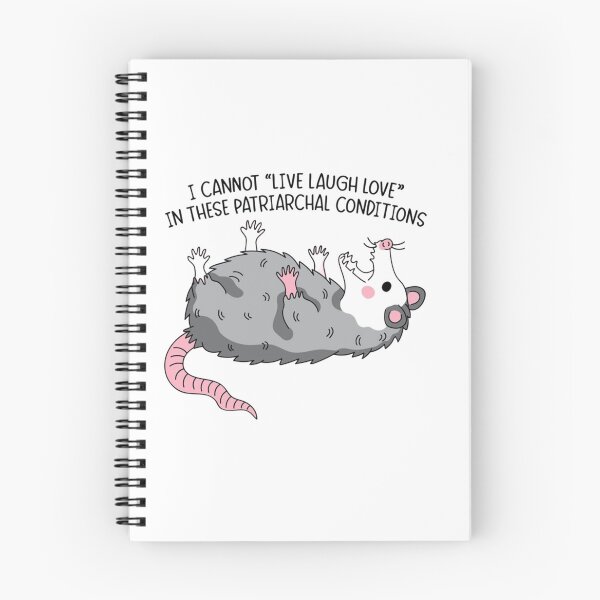 Item preview, I Cannot Live Laugh Love Opossum Meme designed and sold by JossDesign15.