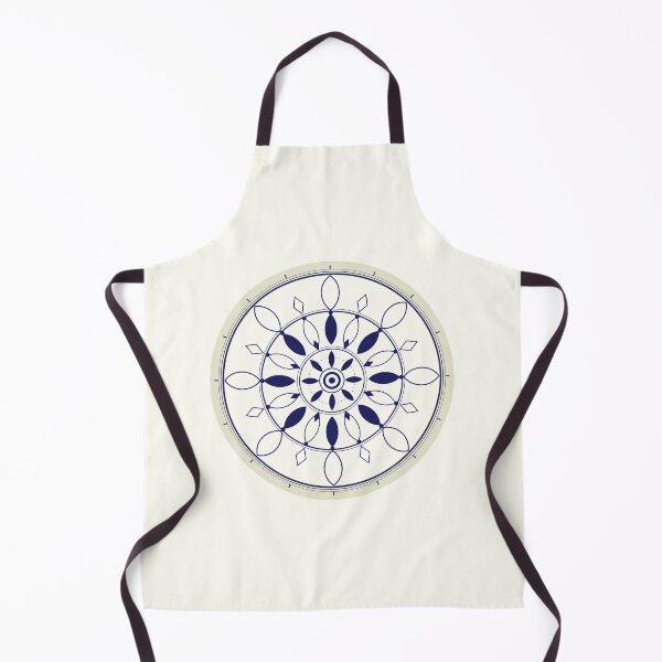 Artikelvorschau, Geometrisches Mandala – Marineblau entworfen und verkauft von PiotroInk.
