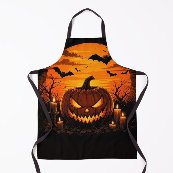 Item preview, d-Evil Pumpkin Sunset Halloween Spooky Bat Aesthetic Design designed and sold by MotylekAnia.