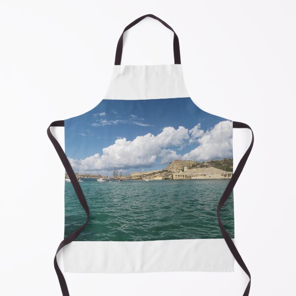 Item preview, Turquoise Harbor With Boats And Historic Stone Fort Under A Dramatic Cloudy Sky designed and sold by Nmallia.