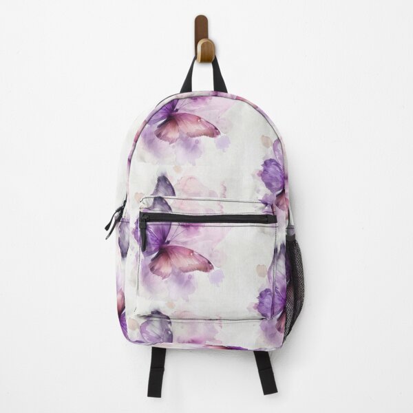 Item preview, Blushing Purple Butterfly Abstract Artwork designed and sold by NivyasArtistry.