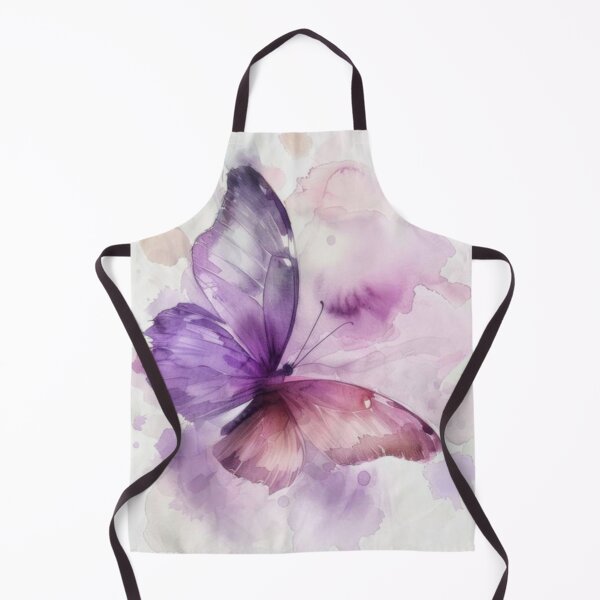Item preview, Blushing Purple Butterfly Abstract Artwork designed and sold by NivyasArtistry.