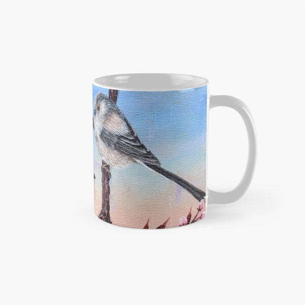 Item preview, Cherry Blossom Long-tailed Tits designed and sold by CharlotteJade.