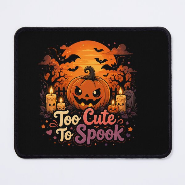 Item preview, Too Cute To Spook Halloween Pumpkin Kawaii Spooky Cute Design designed and sold by MotylekAnia.