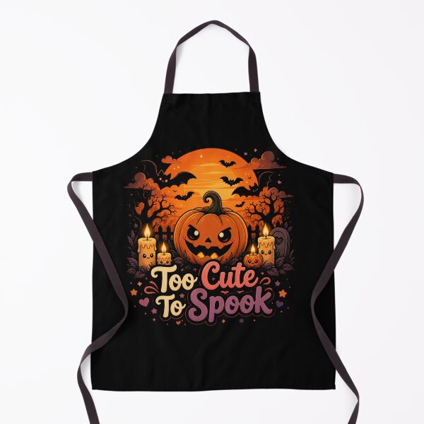 Item preview, Too Cute To Spook Halloween Pumpkin Kawaii Spooky Cute Design designed and sold by MotylekAnia.