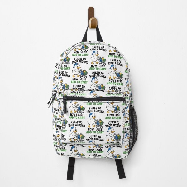 Item preview, I Used To Shop Around Now I Just Add To Cart Funny Duck Design designed and sold by TeeTimeTreasure.