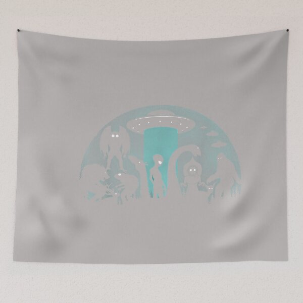 Item preview, Bigfoot Loch Ness Monster Mothman and Aliens Funny Cryptid designed and sold by GreggRoss.