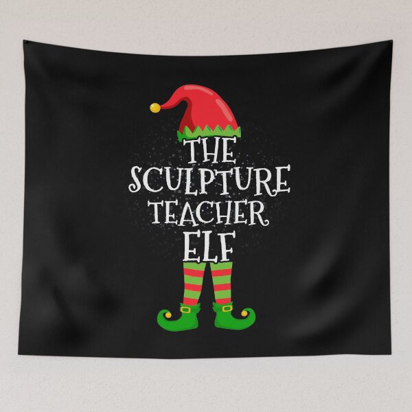 Item preview, Sculpture Teacher Elf Family Matching Christmas Group designed and sold by CosmoKitsch.