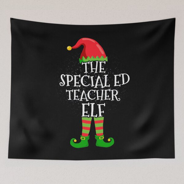 Item preview, Special ED Teacher Elf Family Matching Christmas Group designed and sold by CosmoKitsch.