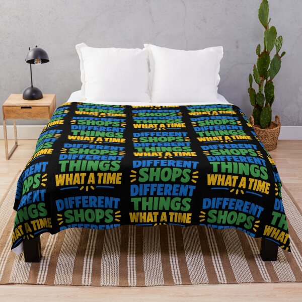 Item preview, Different Shops Different Things What A Time Funny Shopping Meme Design designed and sold by TeeTimeTreasure.