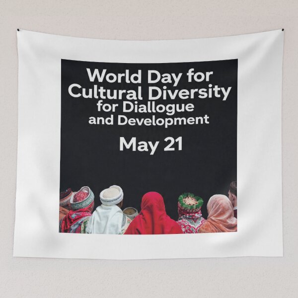 Item preview, World Day for Cultural Diversity May 21 Unity Back View designed and sold by AiNaturalsOnly.