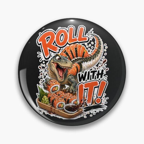 Item preview, Roll With It Sushi Dino designed and sold by Fab-Haven.