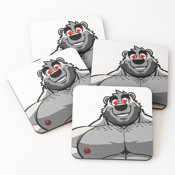 Item preview, Muscular Bara Polar Bear Lover designed and sold by BlueBullBazaar.