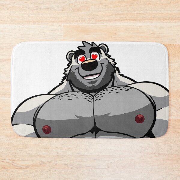 Item preview, Muscular Bara Polar Bear Lover designed and sold by BlueBullBazaar.