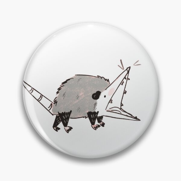 Item preview, Cute Screaming Opossum Line Art Meme designed and sold by JossDesign15.