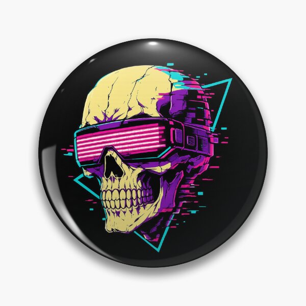 Item preview, Retro Cyberpunk Glitch Skeleton Tech Humor T-Shirt designed and sold by NeonVoid Studio.