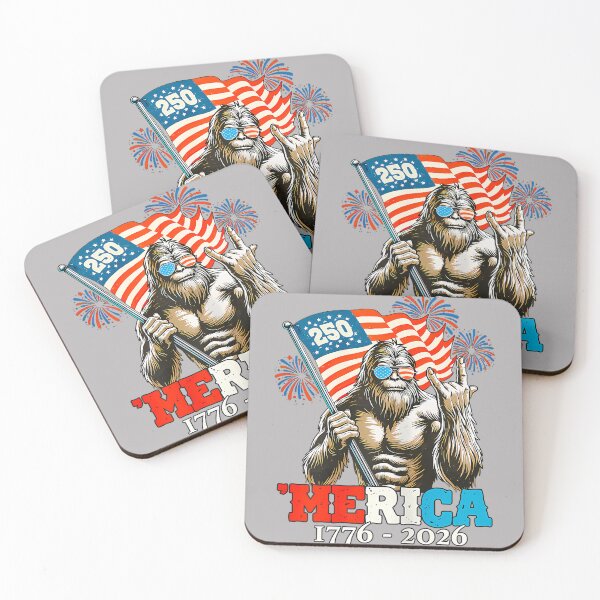 Item preview, Bigfoot Merica American 1776 2026 250th Patriotic July 4th designed and sold by GreggRoss.