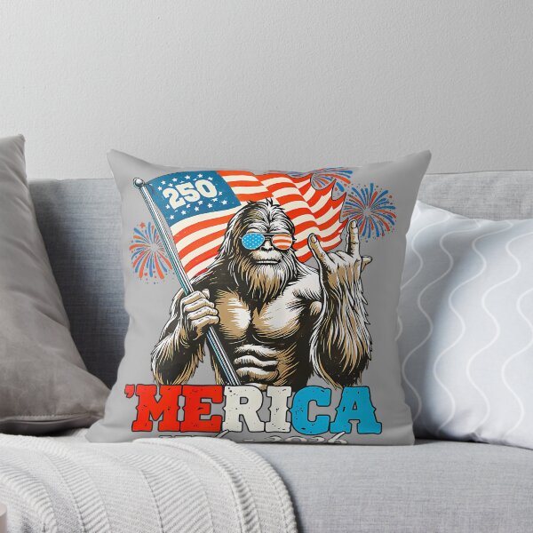 Item preview, Bigfoot Merica American 1776 2026 250th Patriotic July 4th designed and sold by GreggRoss.