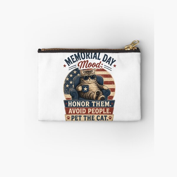 Item preview, Memorial Day Cat Lover Shirt – Funny Vintage Patriotic Cat Design designed and sold by @SHINTOSARTSTORE.
