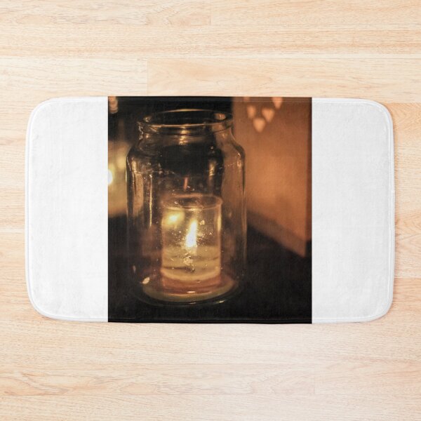 Item preview, Row Of Glass Tealight Candles With Warm Bokeh Candlelight For Quiet Intimate Atmosphere designed and sold by Nmallia.