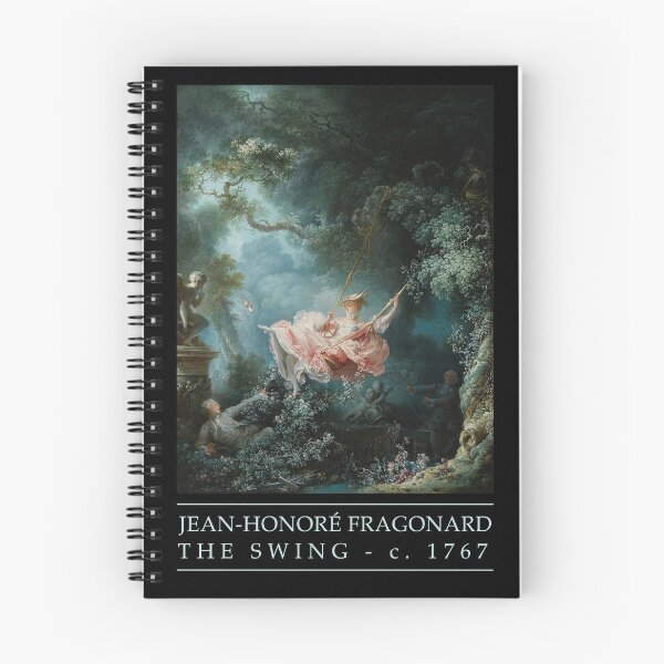 Artikelvorschau, Die Schaukel von Fragonard (schwarzer Hintergrund) entworfen und verkauft von EarlGrey88.