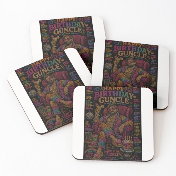 Item preview, Happy Birthday Guncle Rainbow Pride Celebration designed and sold by Places On Earth.