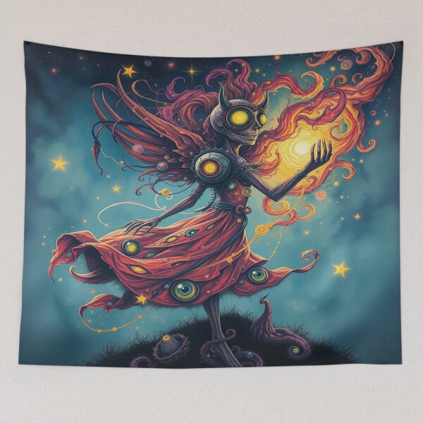 Item preview, Celestial Guardian – Mystical guardian between light & shadow, cosmic energy & surreal vision designed and sold by FotoworldEdel.