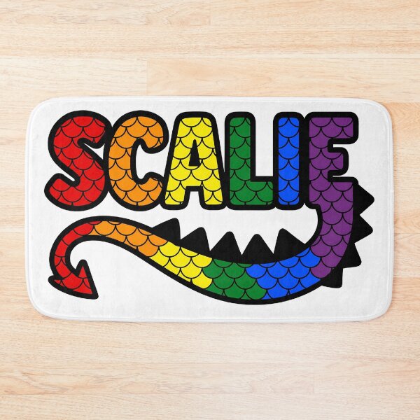 Item preview, Scalie Rainbow Dragon Tail Logo designed and sold by BlueBullBazaar.