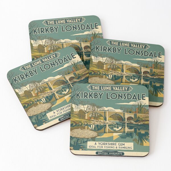 Item preview, Kirkby Lonsdale Vintage British Railways Travel Poster designed and sold by ArtworkNorth.