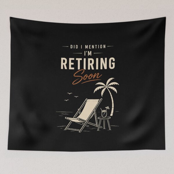 Item preview, Did I Mention I’m Retiring Soon – Funny Retirement Beach Chair Shirt designed and sold by La-Nuna.