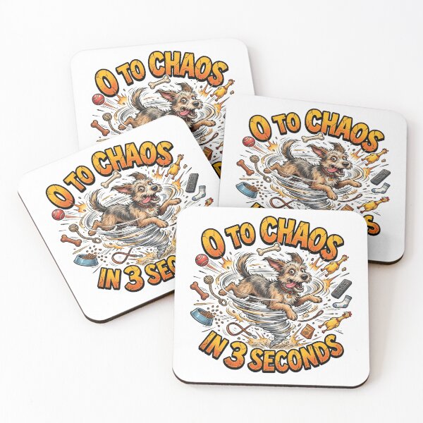 Item preview, Funny Dog Meme Zoomies Chaos Art designed and sold by pradeepvisuals.