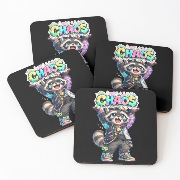 Item preview, Chaos Raccoon designed and sold by InkTheFox.