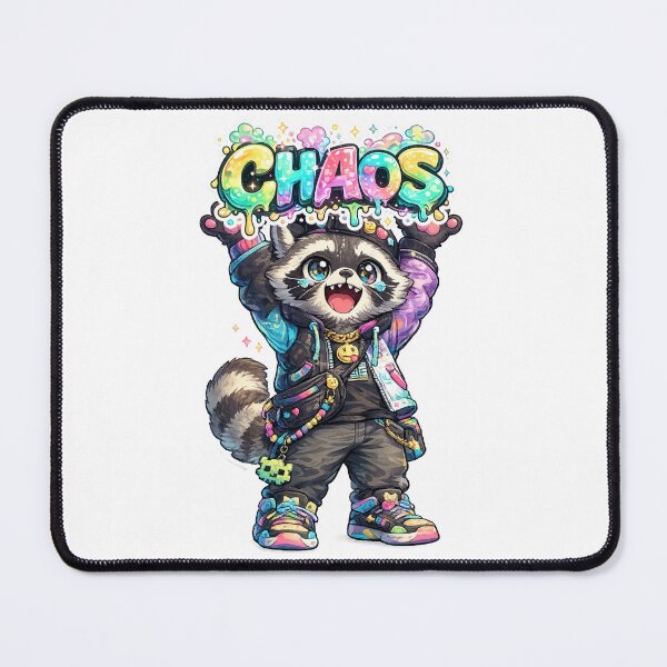 Item preview, Chaos Raccoon designed and sold by InkTheFox.