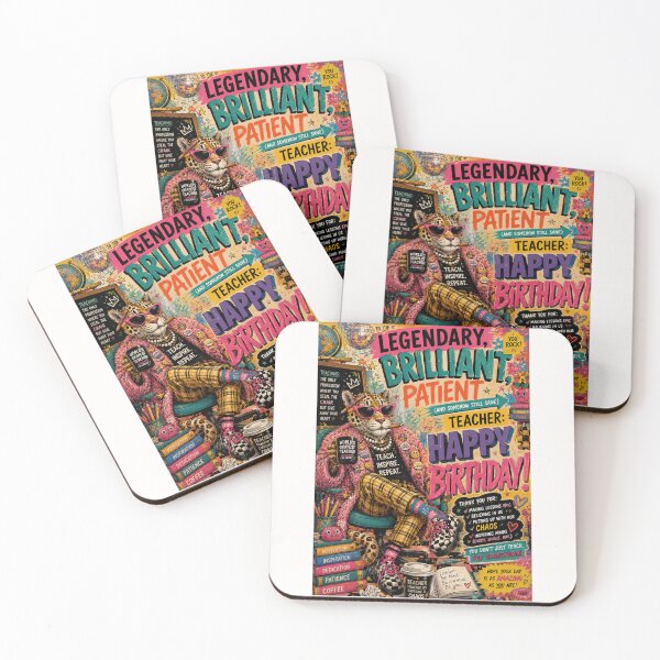 Item preview, Legendary Brilliant Patient Teacher Birthday Celebration designed and sold by Places On Earth.