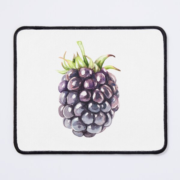 Item preview, Watercolor Blackberry Botanical Berry Fruit Art designed and sold by art-tee-ua.