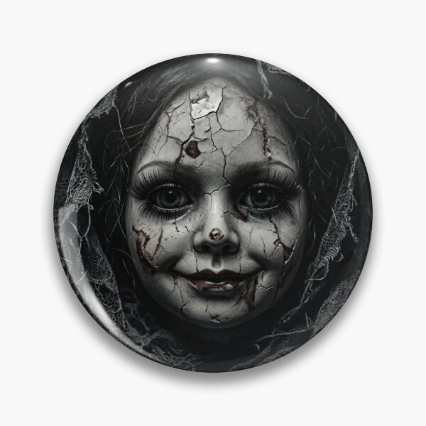 Item preview, Gothic Creepy Doll Sticker | Haunted Porcelain Horror Graphic Tee designed and sold by DmaarGroup.