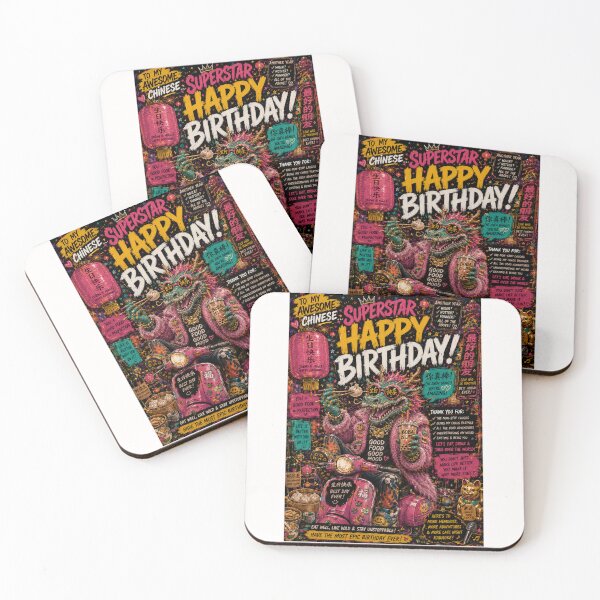 Item preview, Chinese Superstar Sheng Ri Kuai Le Birthday Dragon Celebration designed and sold by Places On Earth.