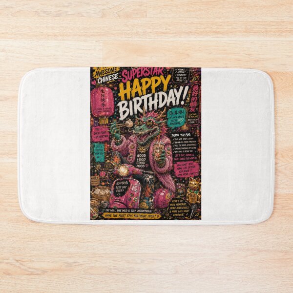 Item preview, Chinese Superstar Sheng Ri Kuai Le Birthday Dragon Celebration designed and sold by Places On Earth.